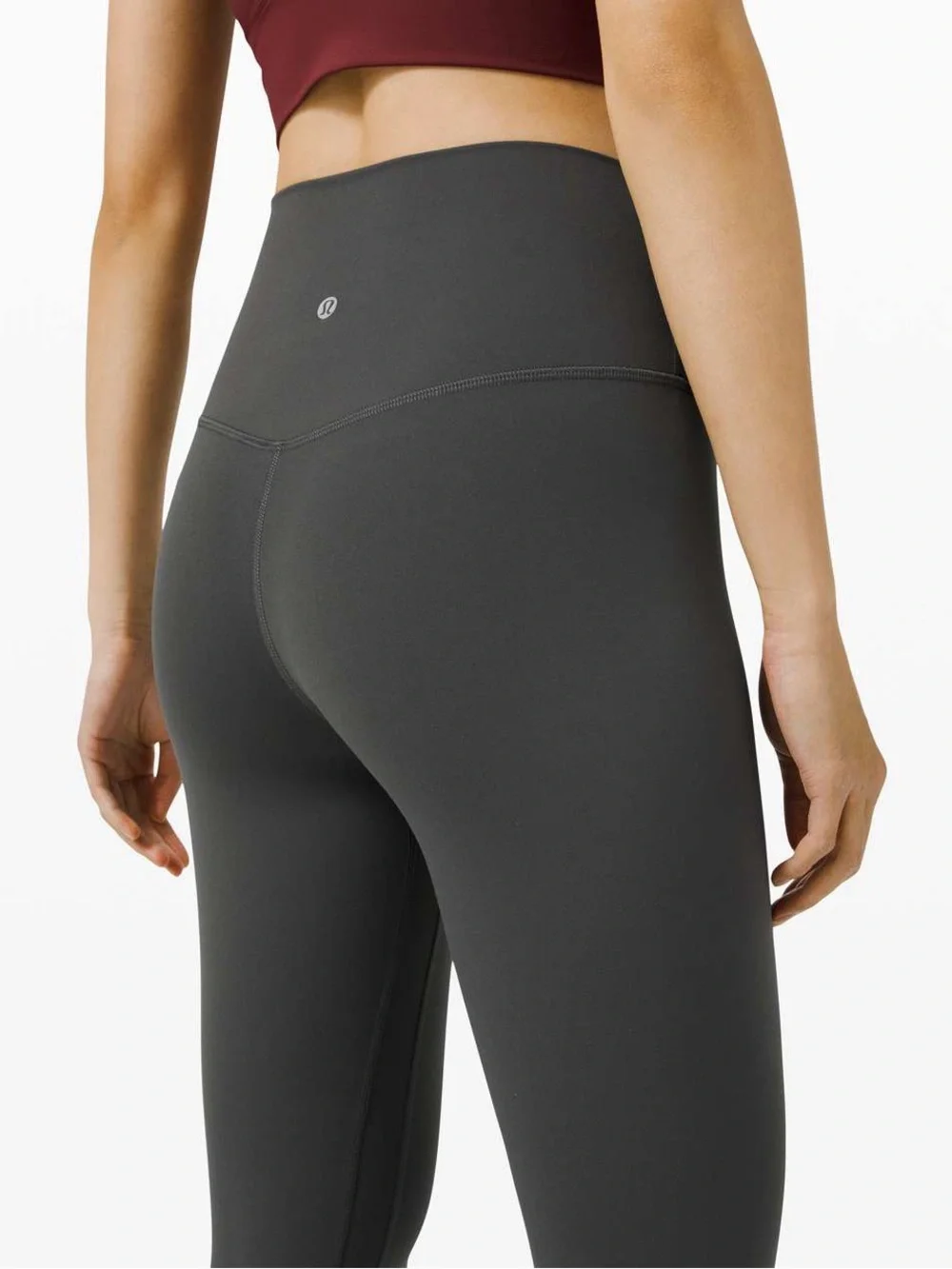 Lululemon Navy Graphite Gray Leggings 23”